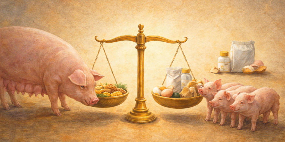 母豬與保育豬營養配方的關鍵思維