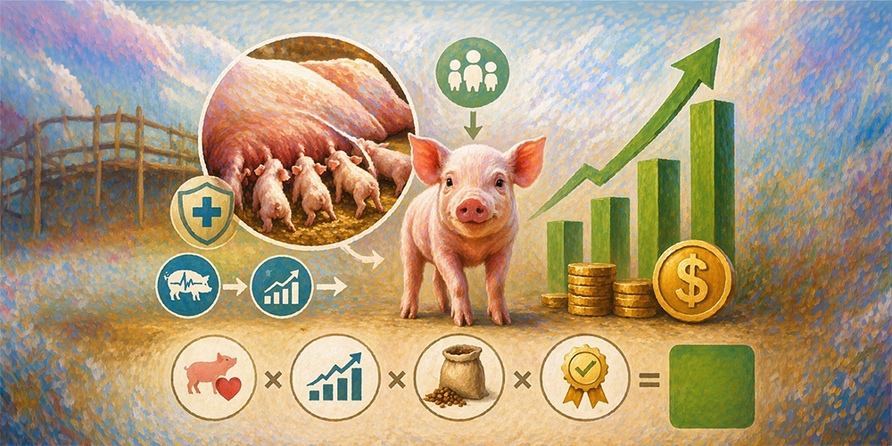 存活率是豬場獲利的關鍵